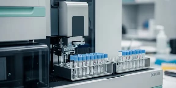Automated diagnostic analyzer processing sample tubes